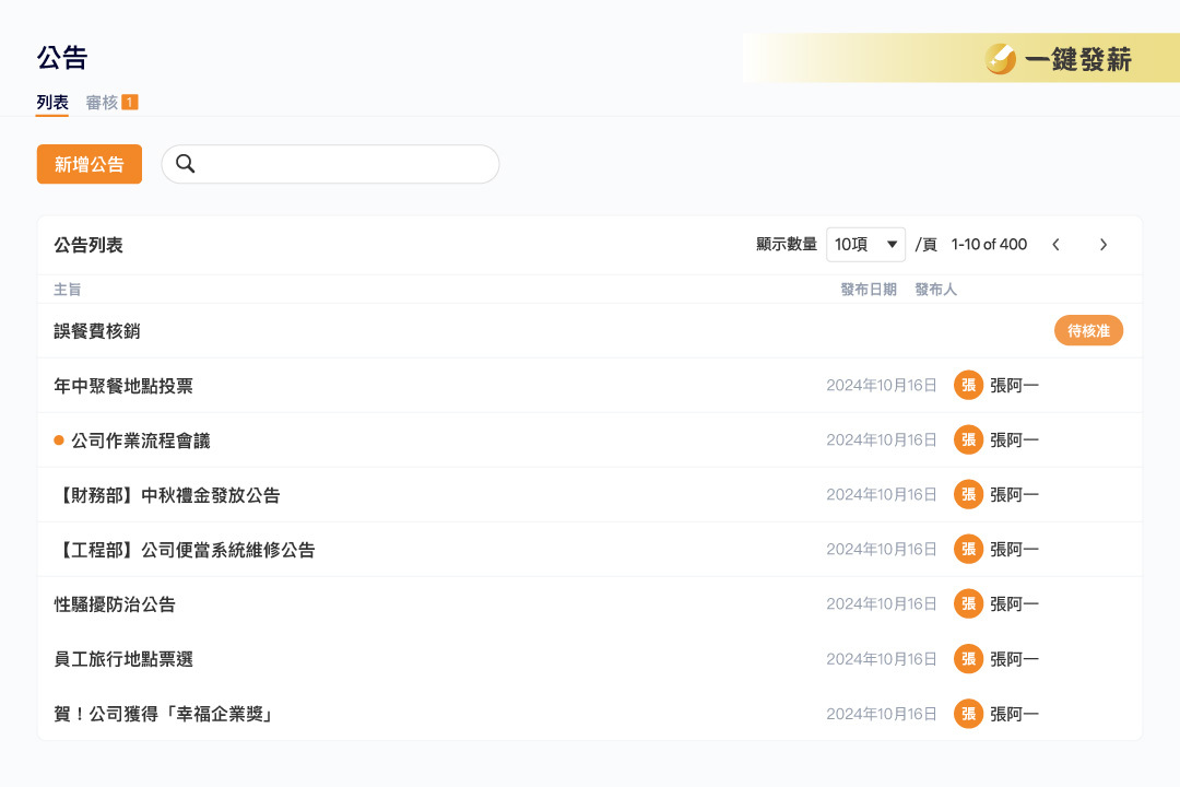 雲端人資系統 一鍵發薪 人資管理系統 線上打卡系統 出勤系統