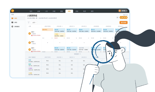 payroll system hrm scheduling 一鍵發薪 雲端人資系統 線上排班